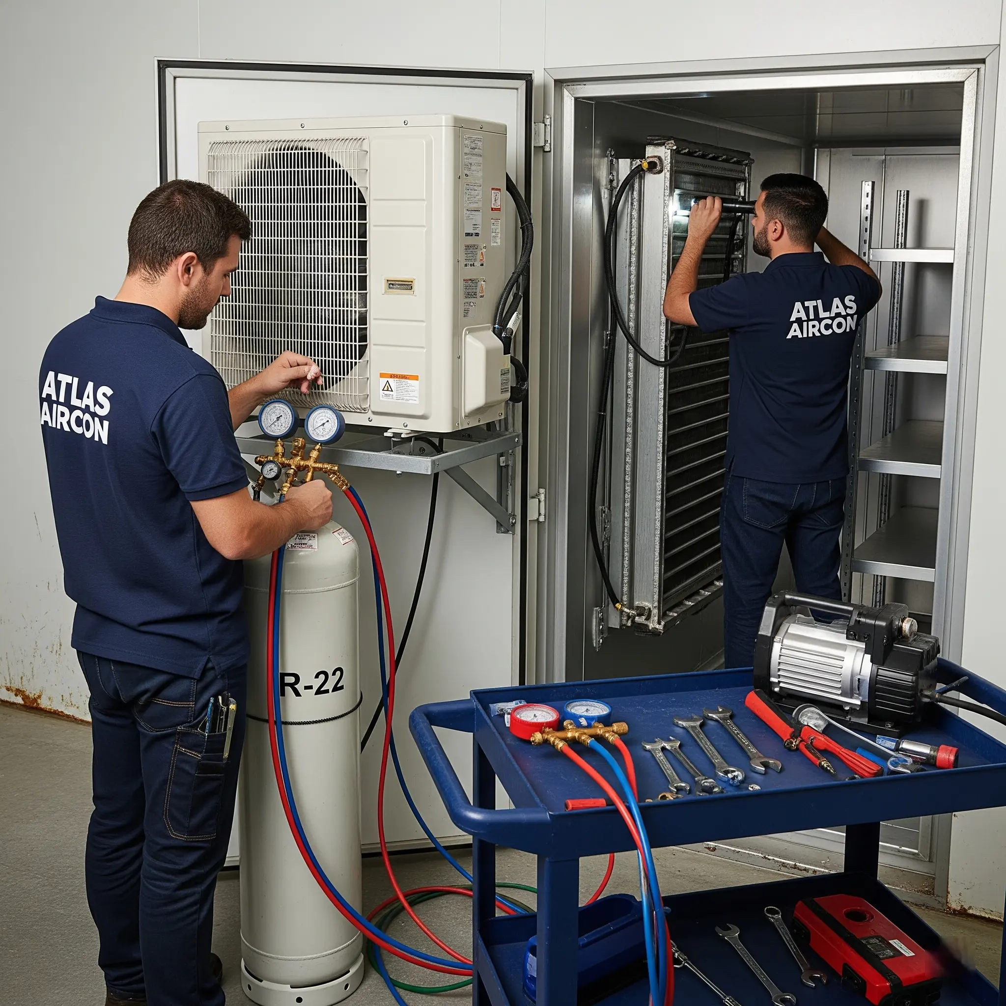 Cold room gas filling service