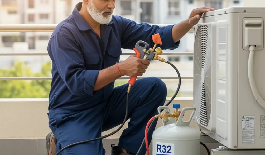ac gas charging atlas aircon