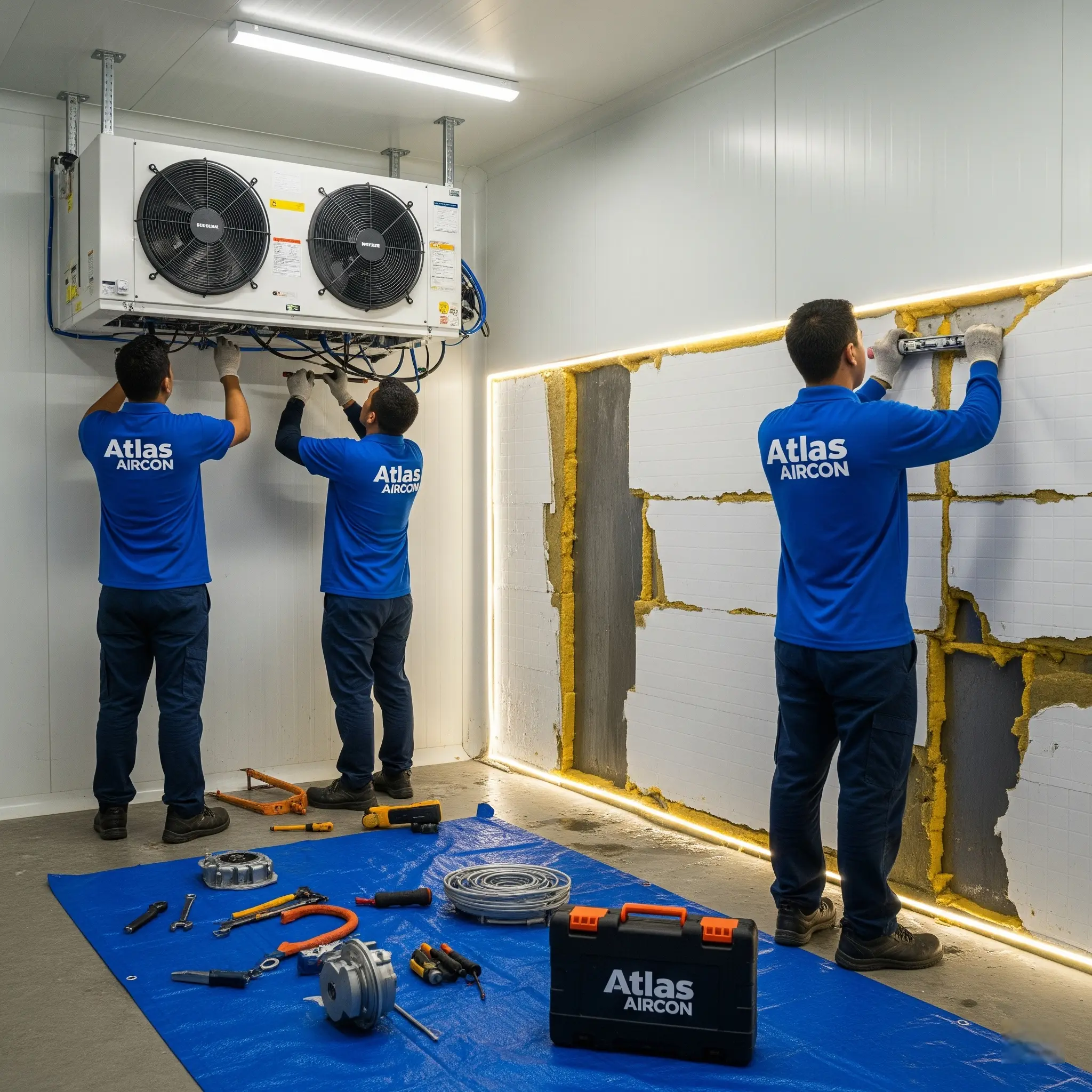 Cold room not cooling repair service